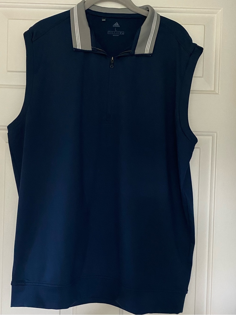 Adidas Men’s Large Navy Blue Golf Vest